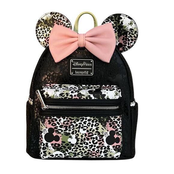 Loungefly Handbags - Disney Parks Animal Kingdom Print Green/Pink Loungefly Backpack New with Tag